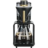 Melitta EPOUR Pour Over Kaffeemaschine: Einzigartiges Brühsystem & innovatives Design, Schwarz-Gold