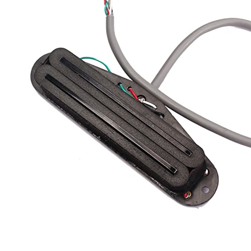 ZENGXUE SchwarzDual-Hot RailsMiniTonabnehmer FürStratocaster E-Gitarre Humbucker Tonabnehmer Set