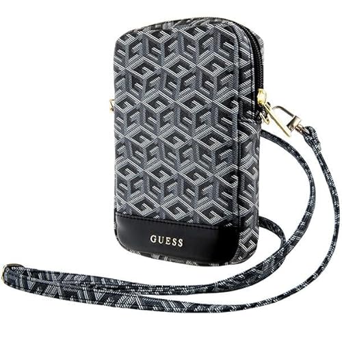 CG MOBILE Guess Tasche GUWBZPGCSPGK Schwarz Zip GCube Bottom Stripe