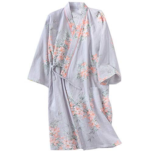 Fancy Pumpkin Japanische Damen Robe Kimono Pyjamas Größe L-A27