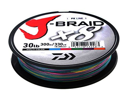 Daiwa J-Braid X8 0,42mm 46,5Kg 300m Multicolor Geflochtene Schnur