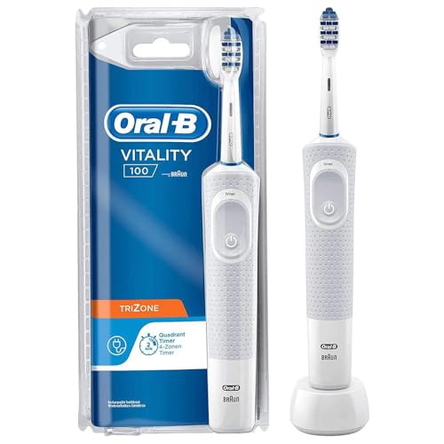 Oral-B 610520 Vitality 100 Trizone Elektrische Zahnbürste, wiederaufladbar