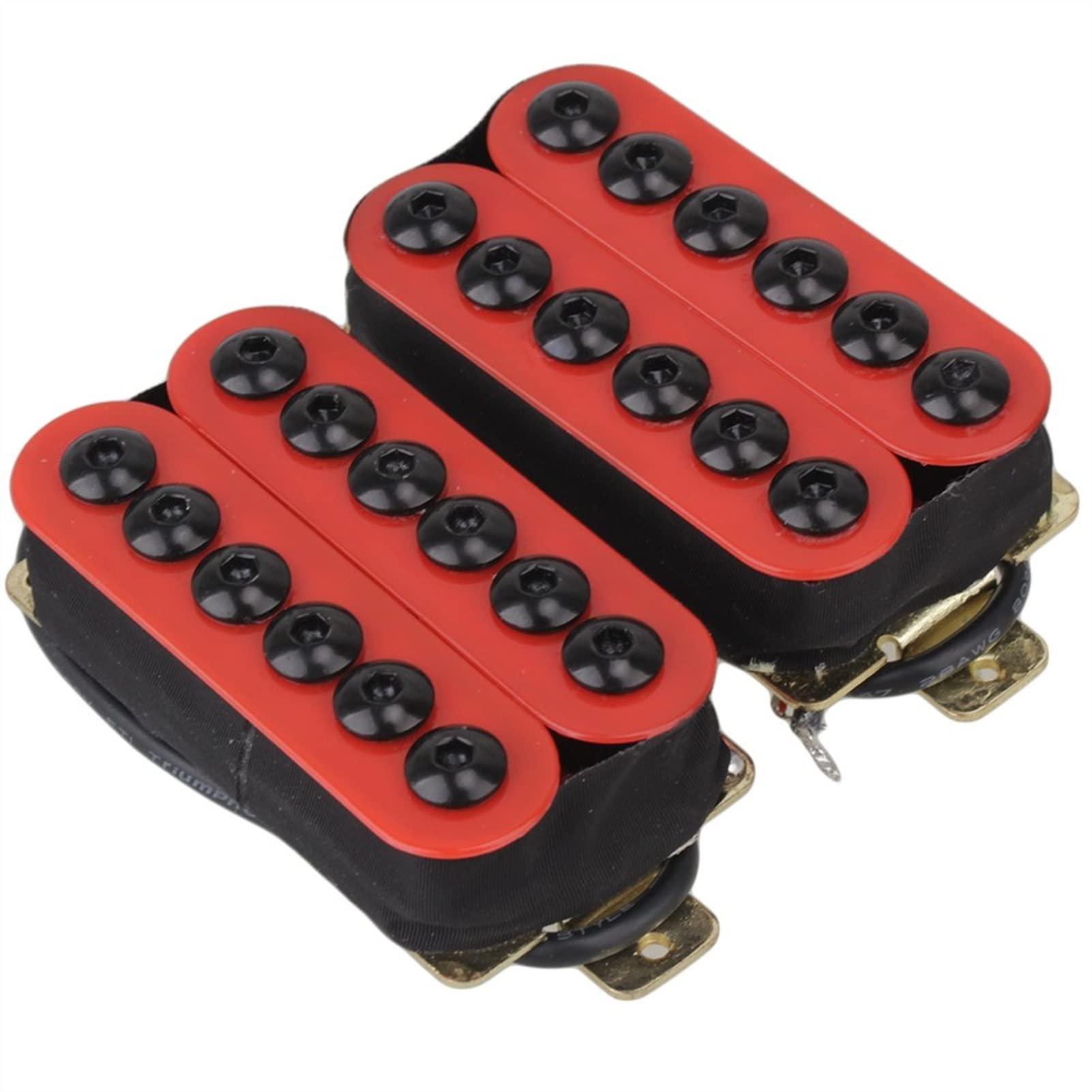 ZENGXUE 1 Set Red High ExporyHumbucker Keramikmagnet Electric Gitarre Hals Und Bridge Pickup Humbucker Tonabnehmer Set