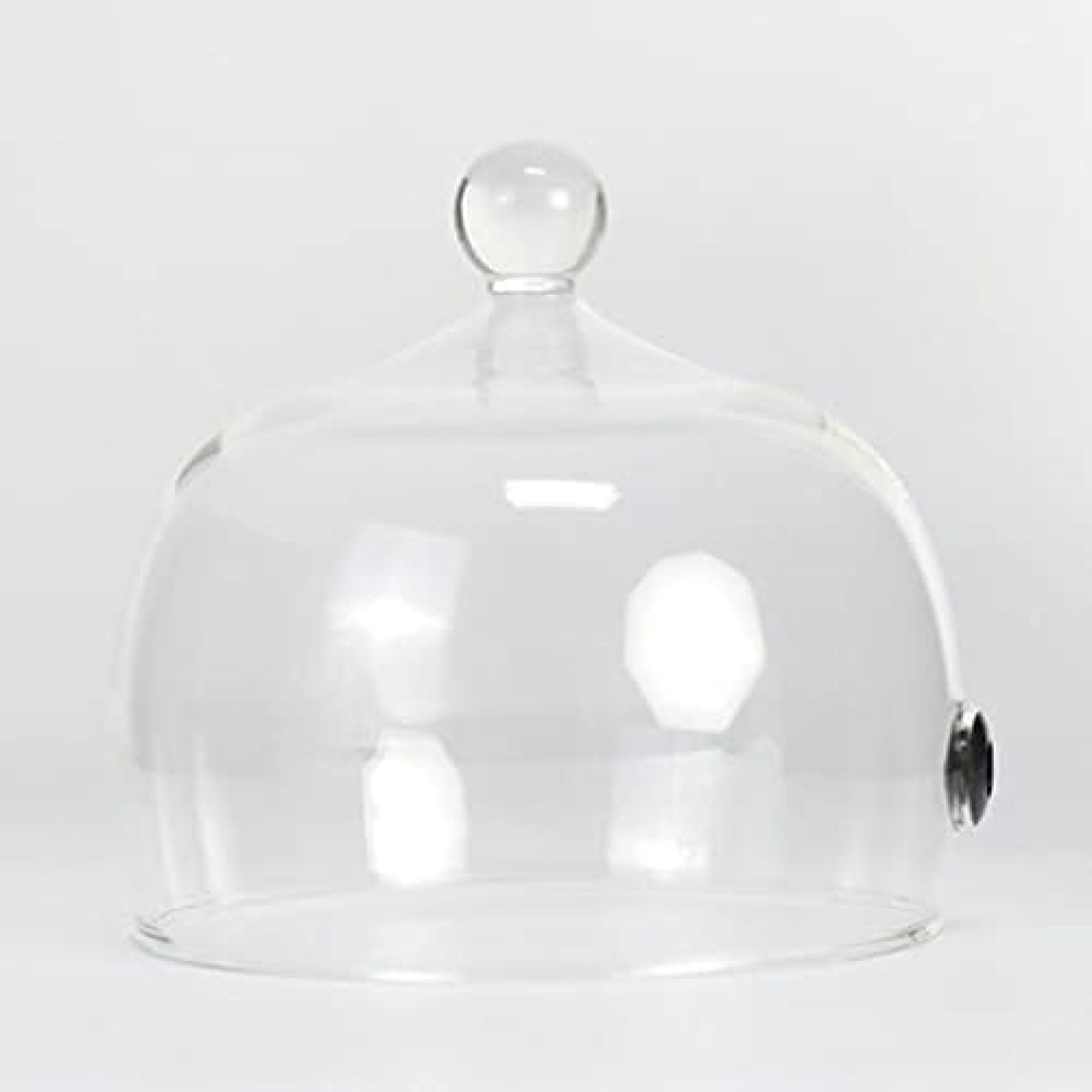 Glas-Cloche-Kuppel für Lebensmittel, Getränke, Glas-Display, Rauchen, Cloche, Cocktails, Rauch-Ei, Zubehör, 16 x 16 cm