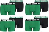 PUMA Basic Boxer 8er Pack (Amazon Green, XL)