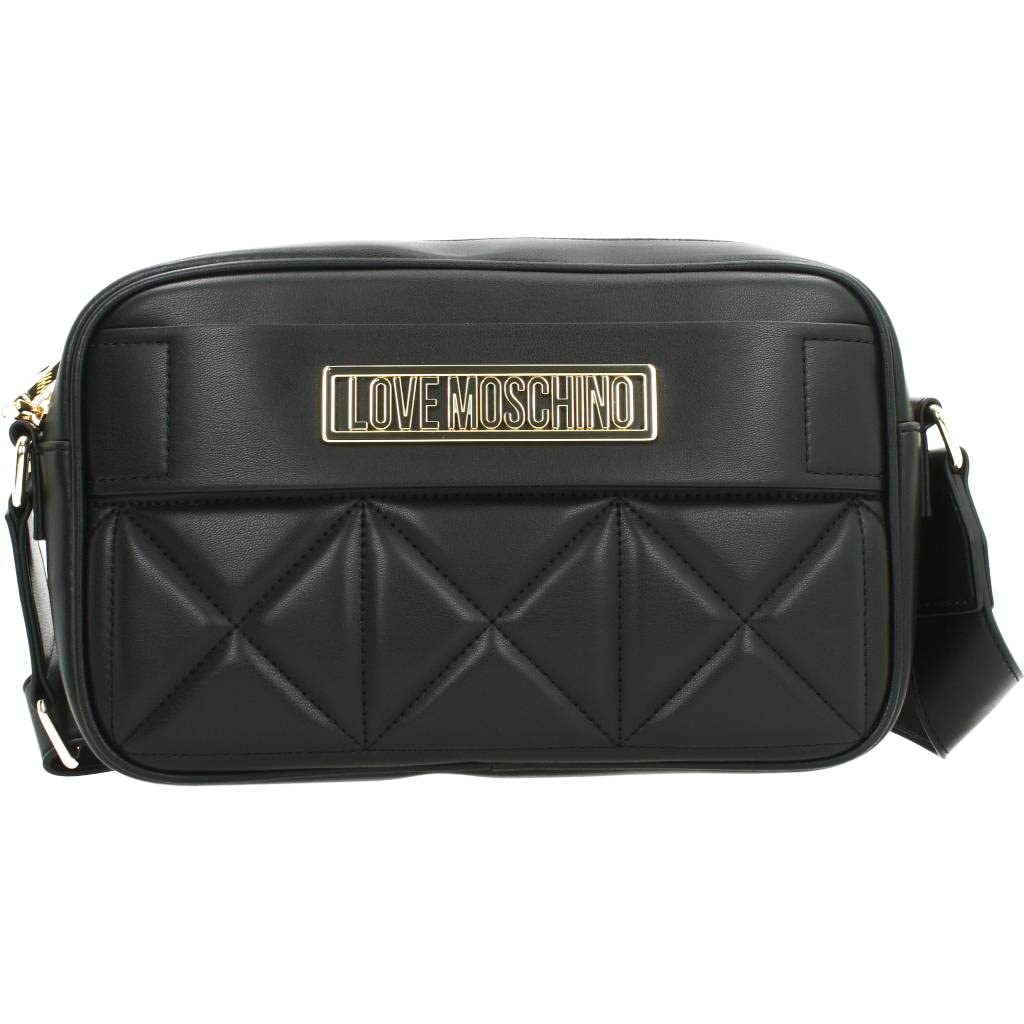 Love Moschino Damen Borsa Soft Pu Nero Umhngetasche, Schwarz