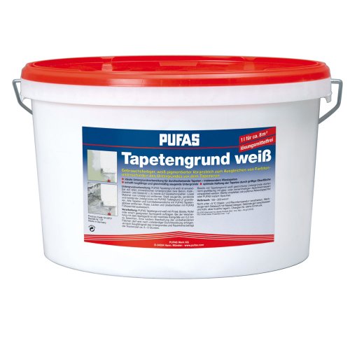 Pufas Tapetengrund weiss 10 Liter