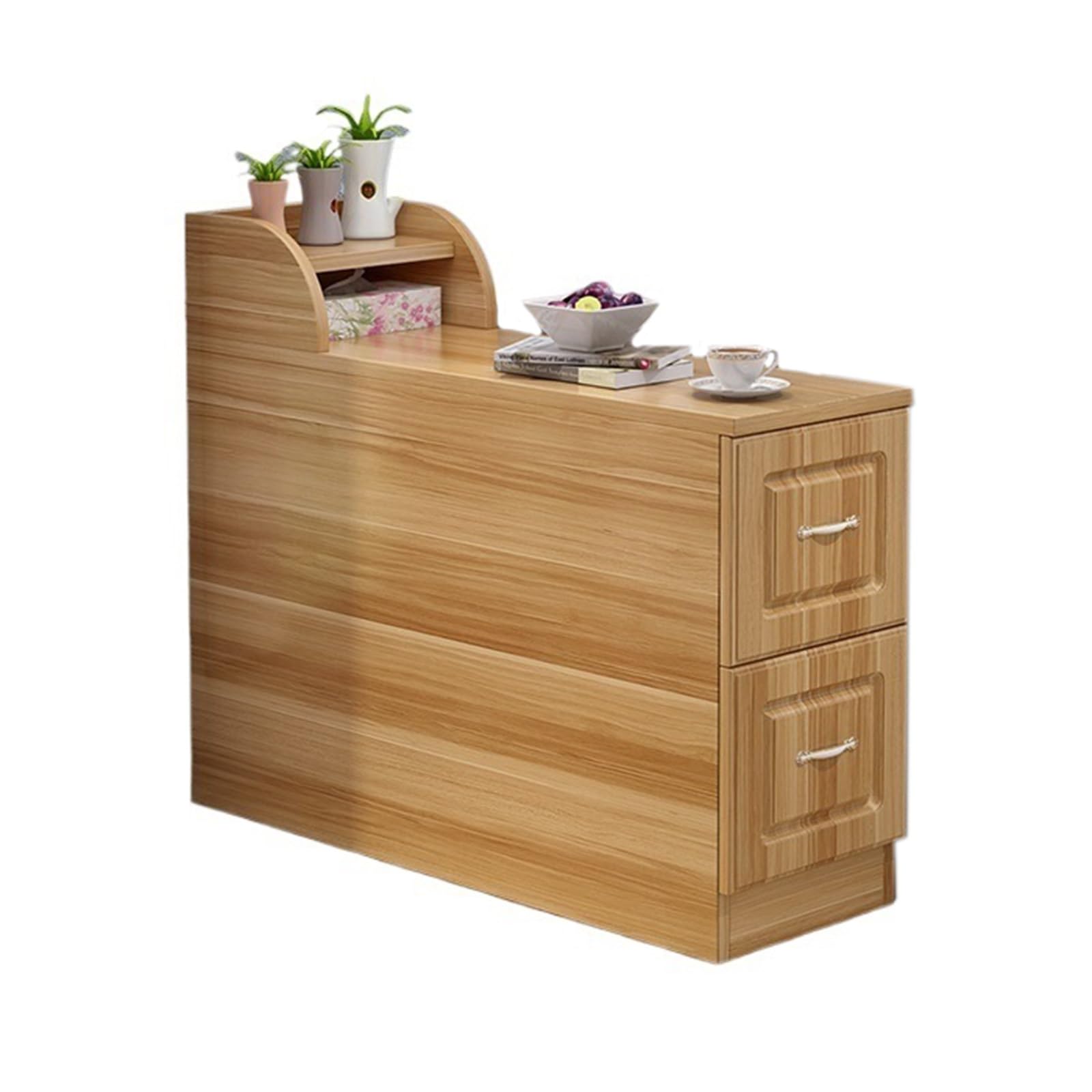 FUHAI-666 Sofa-Seitenschrank, Beistelltisch, leichter, luxuriöser skandinavischer Schlitzarmlehnenschrank mit Tür, Lagerschrank, multifunktionaler kleiner, schmaler Couchtisch, Ecktisch(80x25x60cm,C)