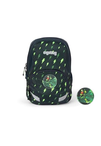 Ergobag Ease L Blitzlicht, Lumi, Edition, Freizeitrucksack Kindergartenrucksack, 10 Liter, 370 g, Lumi Blitze