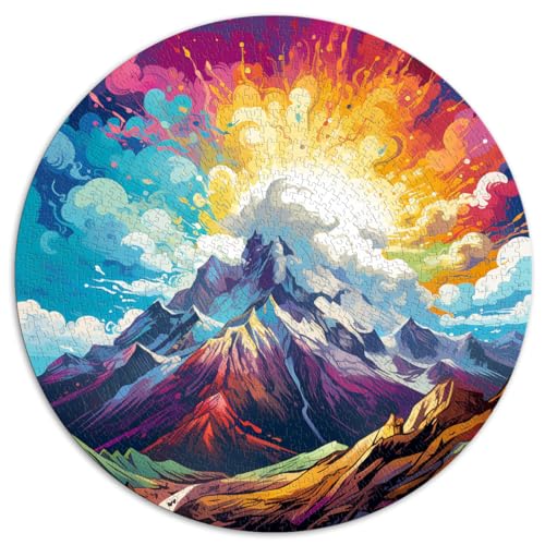 Puzzle zum Verschenken Großglockner bunt 1000 Teile Puzzle 67,5x67,5cm Lustiges Geschenk ganze Familie und Dieses