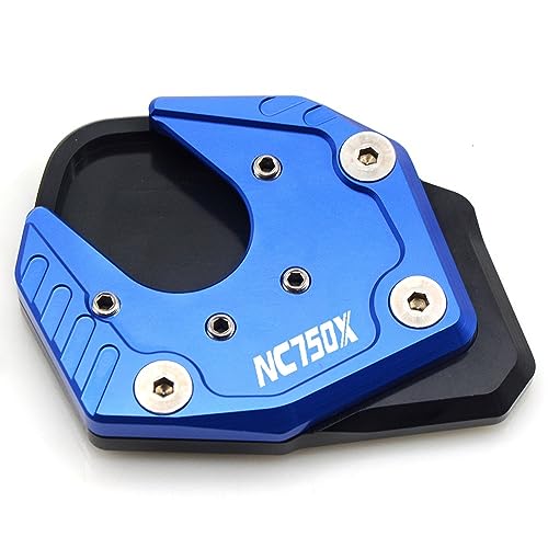 BOEYDSE88 Motorrad-Seitenständerpolster Für H&ONDA NC750X NC750X NC750X 2021 2022 2017-2019 2020 Motorrad Seite Stehen Pad Platte Ständer Enlarger Unterstützung Verlängerung(NC750X-7)