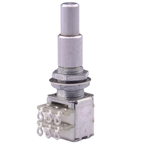 1 x Potentiometer B5K/B10K/B50K/B100K/B250K/B500K Doppel-Potentiometer mit Zentralverriegelung