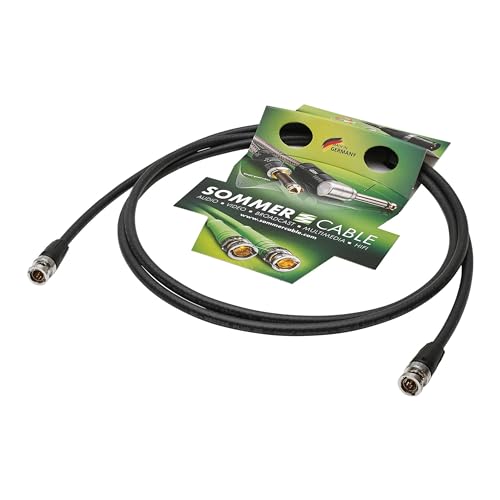 Sommer Video-Patch HD-SDI Kabel (HDTV) SC-Vector Plus 1.2/4.8 DZ, 1 x 0,88 mm² | BNC/BNC, NEUTRIK | 5,00m | Green | Purple Marke