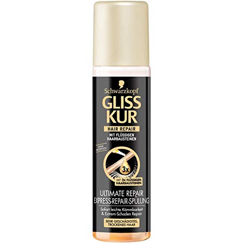 3 x Gliss Kur Express Repair Spülung"ULTIMATE REPAIR" extreme Haarschäden - 200 ml