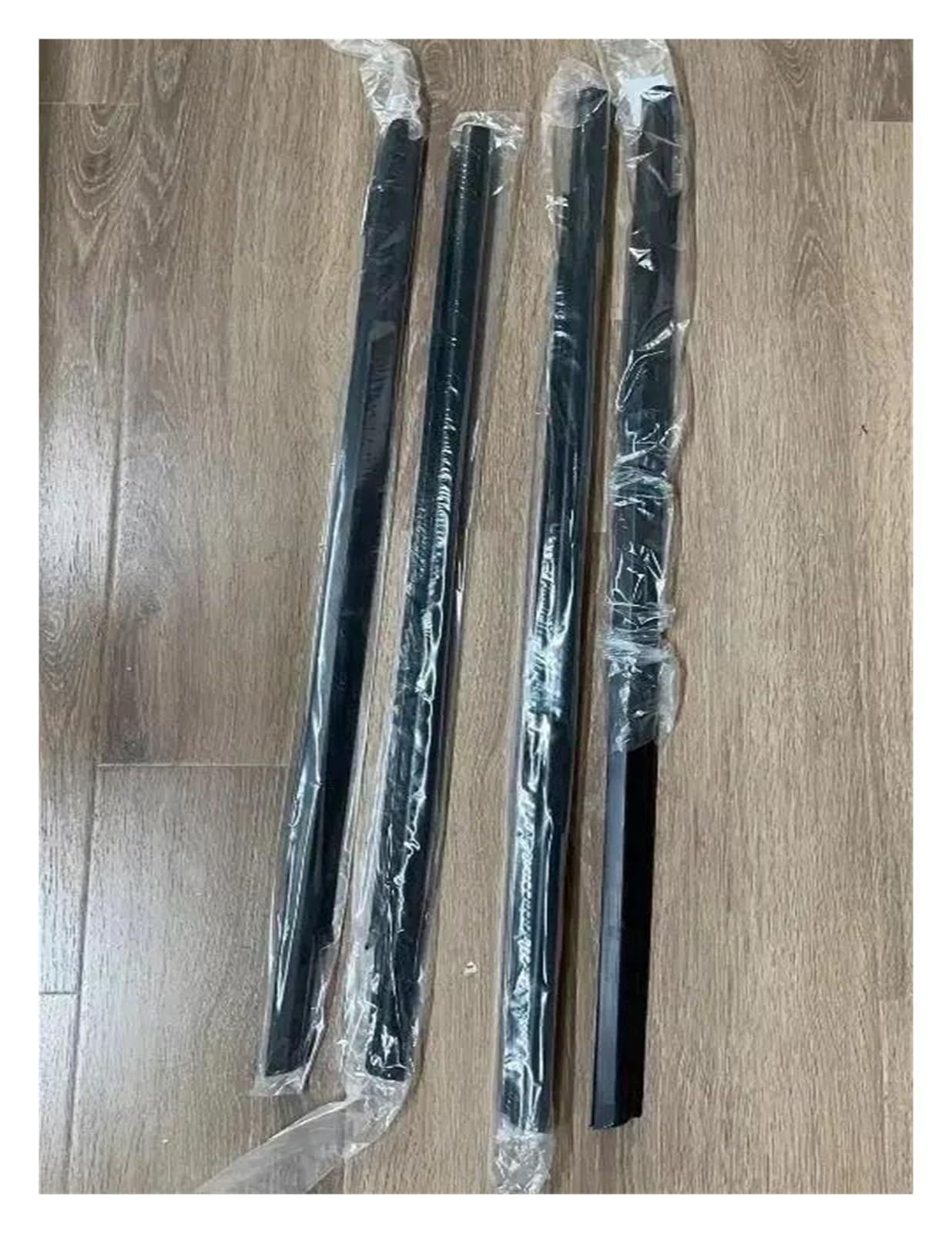 Autotür Dichtungsstreifen 4 Pcs Für Citroen Für Elysee 2014 2015 2016 Außerhalb Schwarz Oder Chrom Fenster Glas Gummi Schützen Dichtung Streifen Fensterdichtungen(Schwarz)