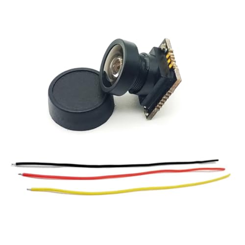 Pcivzxam 5,8 G CMOS 800TVL Mini-FPV-Kamera, Stromversorgung 5 V PAL, 170-Grad-Videokamera, Einstellbar für RC FPV Racing Drone