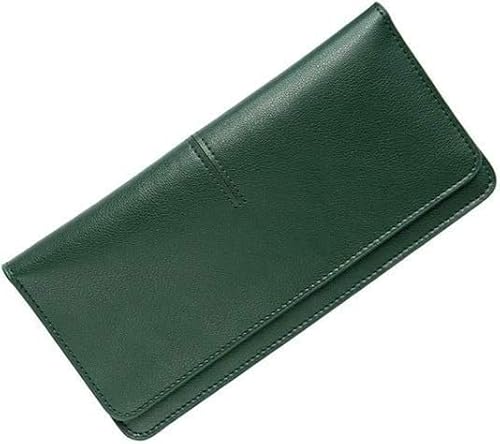 Brieftasche, Kartentasche, Damen-Clutch, einfache, ultradünne, lange Clutch-Tasche, Schnalle, Kartenetui, weiche Geldbörse, täglicher Gebrauch, Hochzeit, Cocktailball-Geldbörsen (Farbe: Rosa, Größe: 1