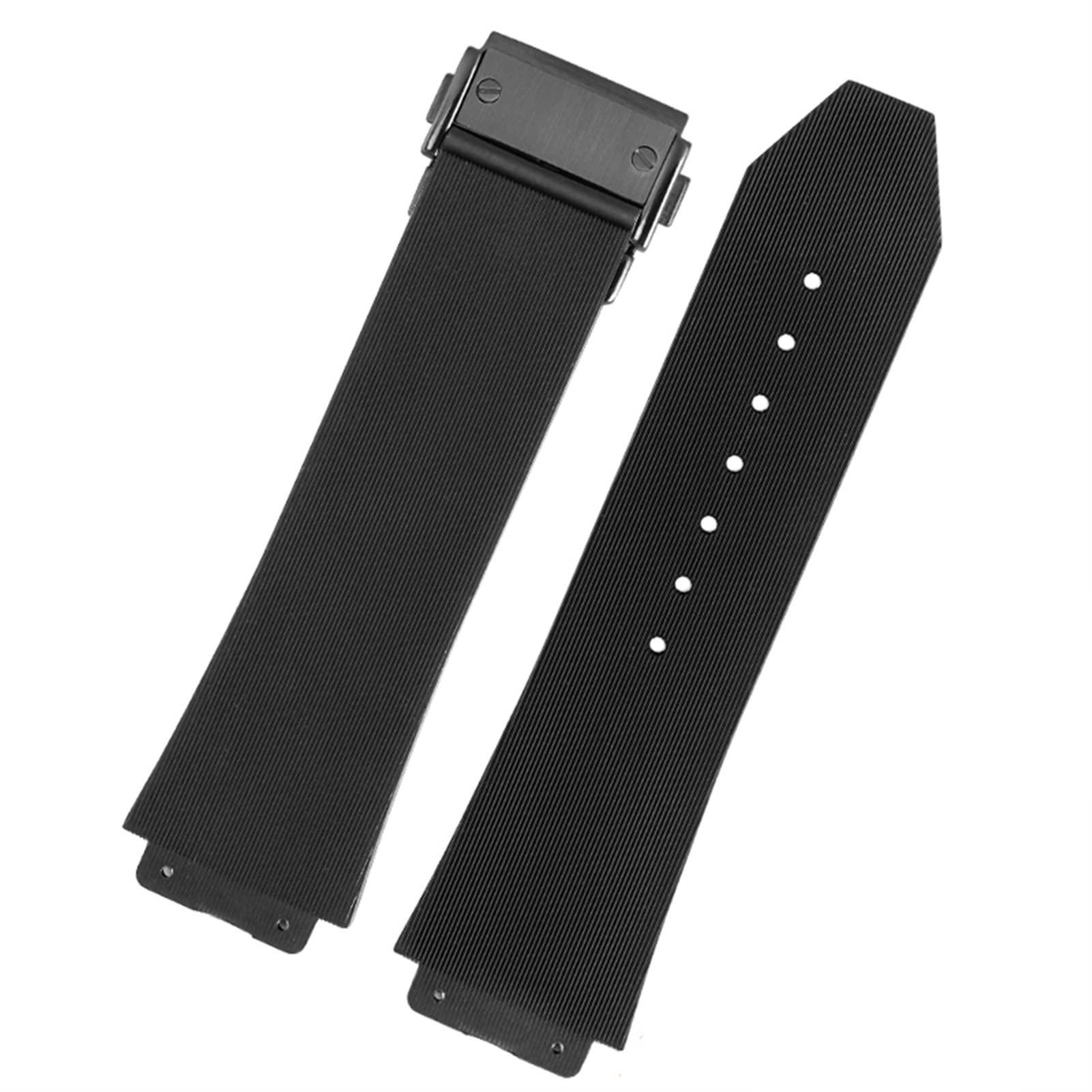 OPKDE Uhrenarmband für Hublot Big Bang Silikon-Uhrenarmband, 26 mm x 19 mm, 25 mm x 17 mm, wasserdicht, Gummi-Uhrenarmband, 26-19mm, Achat