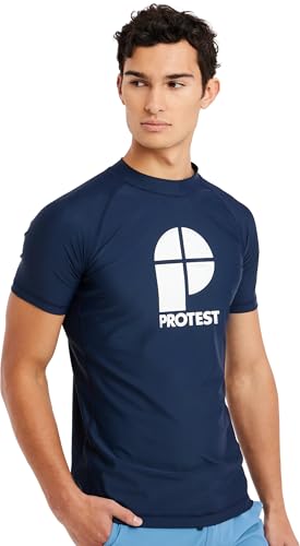 Protest - Prtcater Rashguard Short Sleeve - Lycra Gr M blau