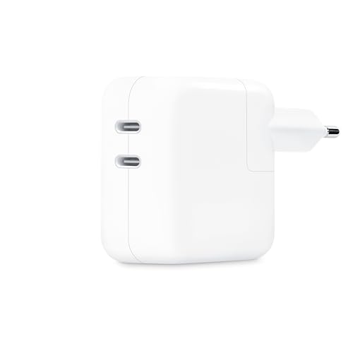 Apple - Netzteil - 35 Watt - 2 Ausgabeanschlussstellen (24 pin USB-C) (MW2K3ZM/A)