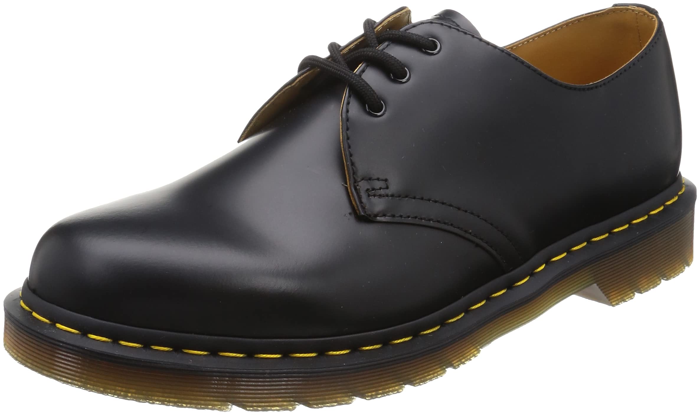 Dr. Martens 1461 59 10085001 Derby, Schwarz (Black)/gelbe Nähte, 36 EU