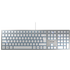 JK-1600DE-1 - Tastatur, USB, silber