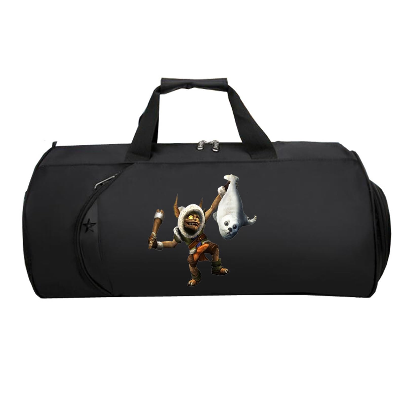 Overlo-rd Cabin Bag Anime, Reisetasche Faltbar Kabinengepäck, HandgepäCk füR Weekender Herren Damen Flugzeug(Black 11)