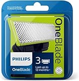 Philips OneBlade Ersatzklingen für alle OneBlade und OneBlade Pro Modelle (Modell QP230/50), Dreier-Pack