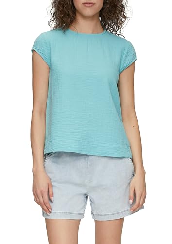 QS Damen 2146254 Blusenshirt, türkis 6170, 42