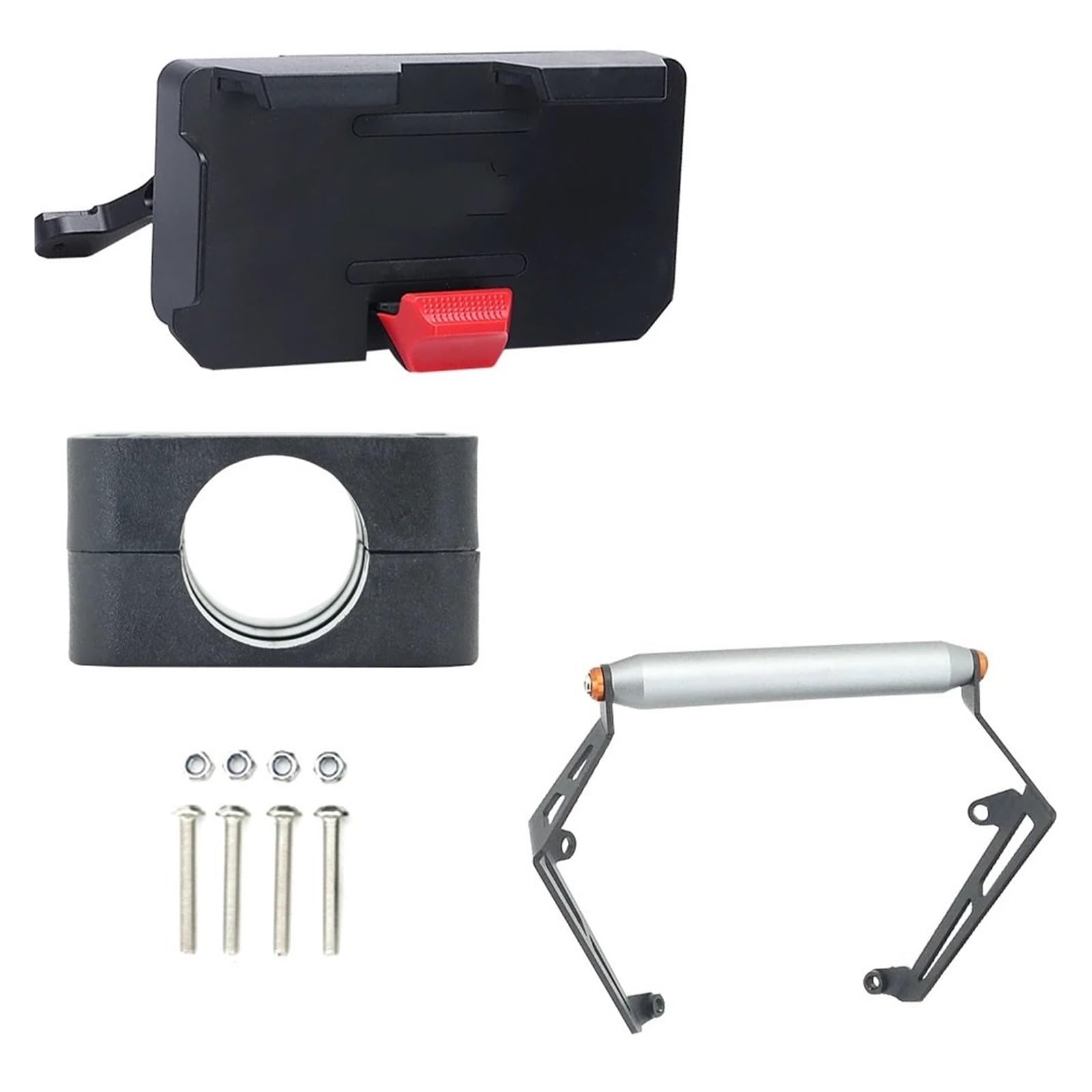 Handyhalterung Motorrad Für Benelli Für TRK702 Für TRK702X 2022-up Motorrad GPS Telefon Halter USB Drahtlose Ladegerät Navigation Halterung Montieren Ständer Handyhalter Fahrrad(22mm Bracket-Charger)