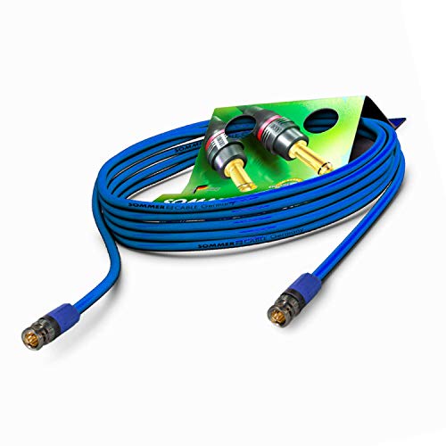 Sommer Cable 25m 6G 3G SDI Video-Patchkabel 4K UHD HD-SDI (HDTV) SC-Vector 0.8/3.7 1 x 0,80 mm² blau - BNC Stecker NEUTRIK - VTGX-5000-BL-BL - 82.00 ft