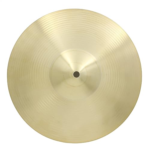 Becken Aus Messinglegierung, Crash-Hi-Hat-Becken, Trommel-Percussion-Instrumente Für Schlagzeug-Set Zubehör für Schlaginstrumente (Color : 12 Inch)