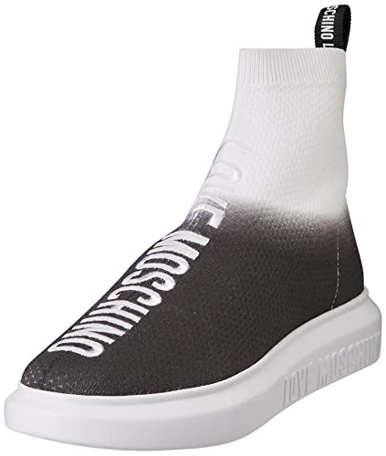 Love Moschino Damen Nuova pre-Collezione Primavera Estate 2022 Gymnastikschuh, Schwarz, 38 EU