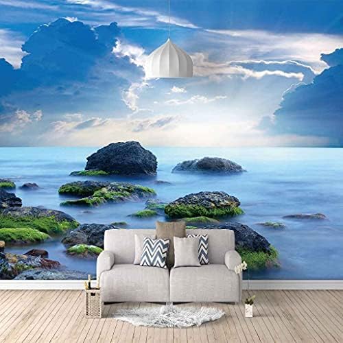 Riffblaue Meereslandschaft 3D Tapeten Wanddekoration Fototapete Sofas Wohnzimmer Wandbild Schlafzimmer-250cm×170cm