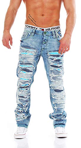 Cipo & Baxx CD-610 Regular Fit Herren Jeans, Hosengröße:W32/L34