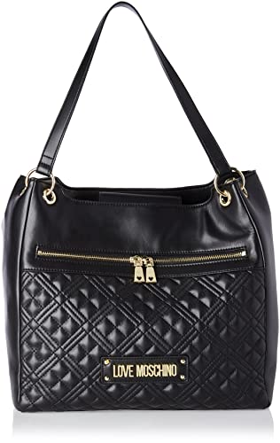 Love Moschino Damen BORSA A SPALLA Umhngetasche, Schwarz, Einheitsgröße