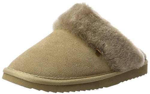 Warmbat Damen Flurry Pantoffeln, Beige (Mud), 40 EU