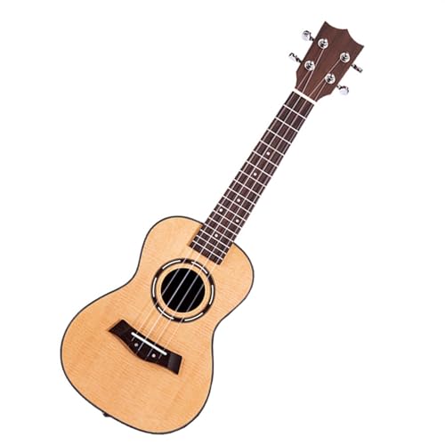 23/26-Zoll-Ukulele, Fichtenholzdecke, Palisandergriffbrett, 4-saitige Kleine Gitarre Ukulele Einsteiger Kit (Color : 23-inch)