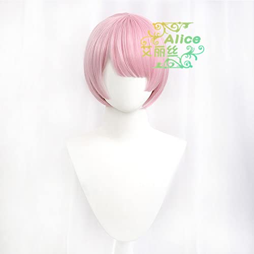 LINLINCD-Wig Anime Cosplay von Null beginnend Weltleben Ram Lamrim Volltonfarbe wurde allmählich EIN junges Jahr cos