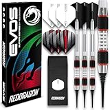 RED DRAGON Evo Softip 18g Barrel Weight 20g Full Weight - Tungsten Dartpfeile Set mit Flights, Schäfte and Darttasche