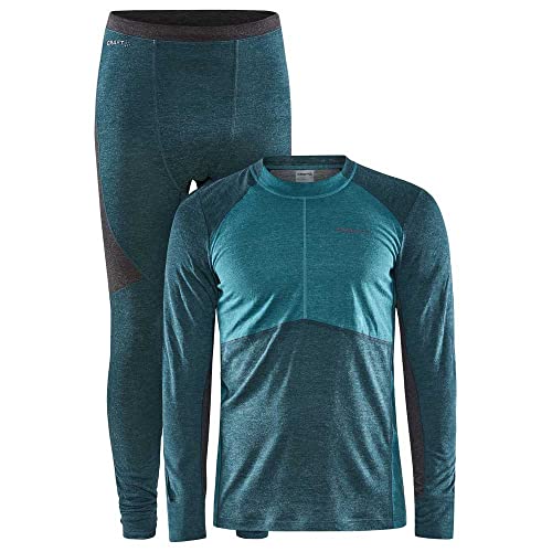 Craft Herren Core Wool Mix Unterwäsche Set, Opal-deep Lake, M