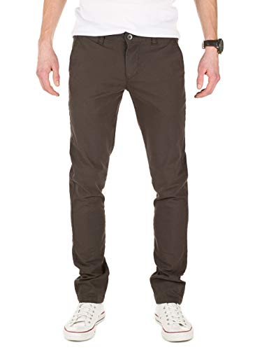 WOTEGA Herren Chinohose 140 Chino Slim fit, Grau (Grey Raven 1900), W31/L34