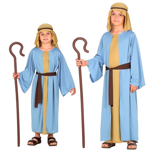 "SHEPHERD" (tunic with long vest, belt, headpiece) - (128 cm / 5-7 Years)