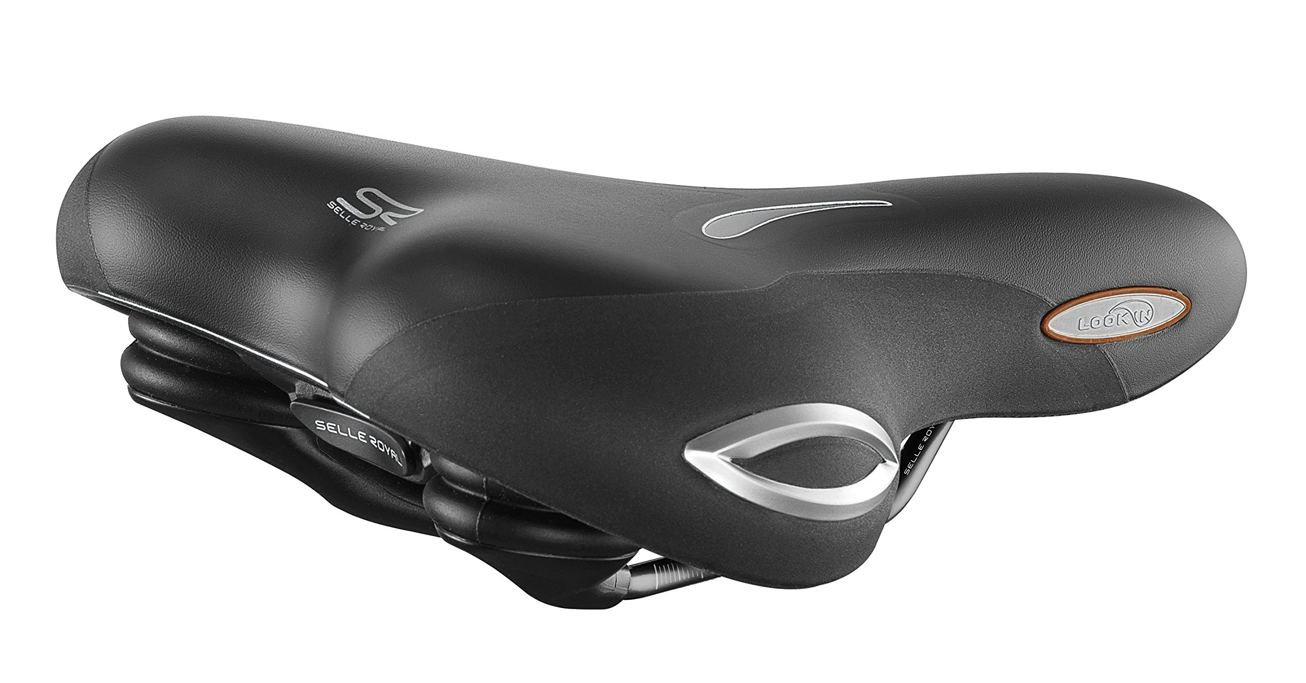 Selle Royal Damen Look in Moderate Fahrradsattel, schwarz, M