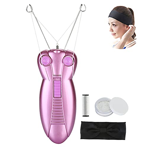 WAYCOM Damen Gesichts-Haar-Entferner Elektrische Frauen-Schönheit Epilierer Gesichts-Threading Haarentfernung Rasierer Gesicht Massager Pull Faces Delicate Device Depilation