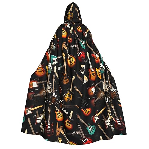 WURTON Guitars-standard-scale-2_00x Print Unisex Kapuzenumhang Kostüm Damen Herren Vampir Halloween Cosplay Karneval Mottoparty