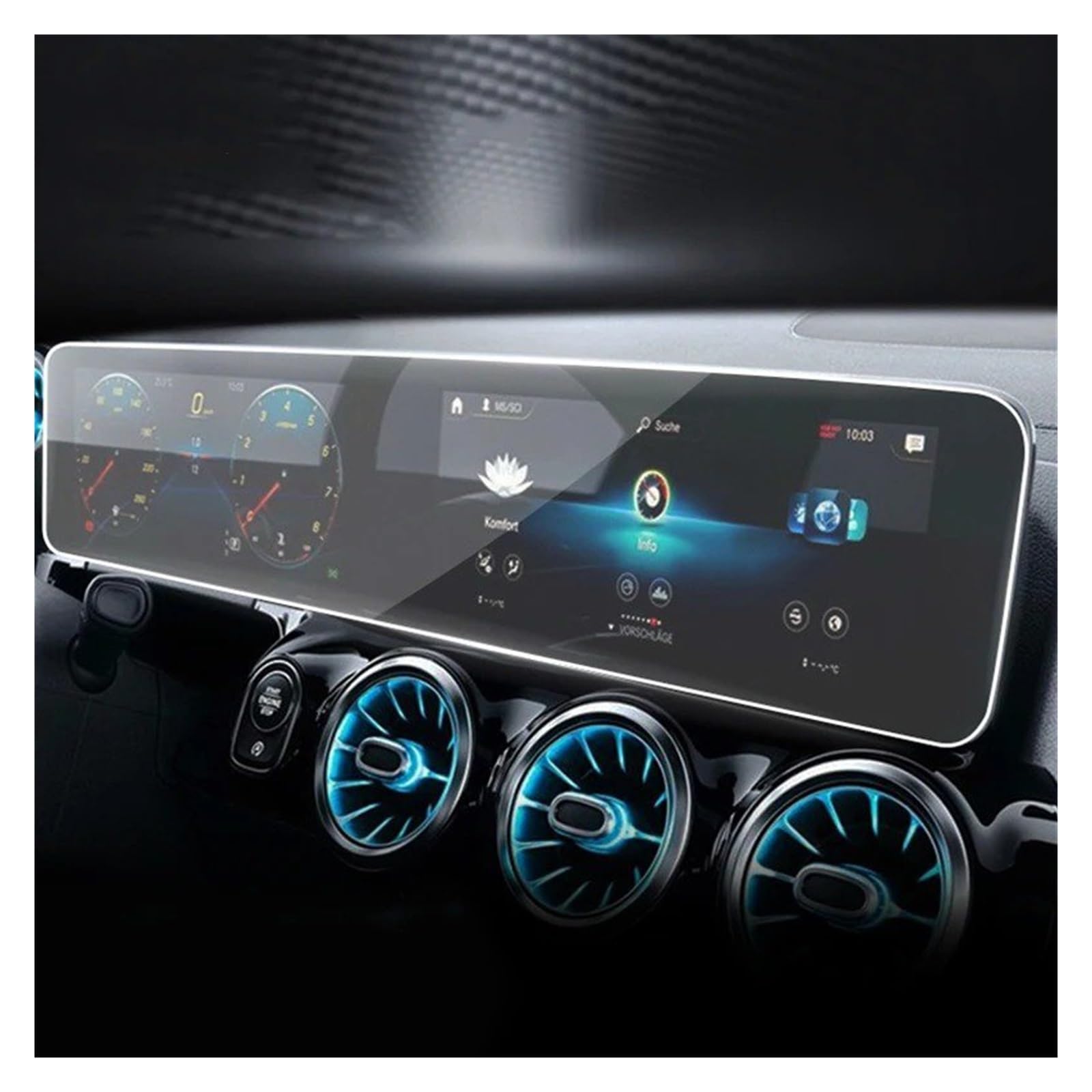 Für Für Benz Für GLB 2020-2023 Auto GPS Navigation Schutzfolie LCD Bildschirm TPU Film Displayschutzfolie Anti-Kratzer Innenraum Navigation Schutzfolie Navigations-Displayschutz