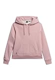 Superdry Damen Essential Hoodie mit Logo La Zart Pink Meliert 42