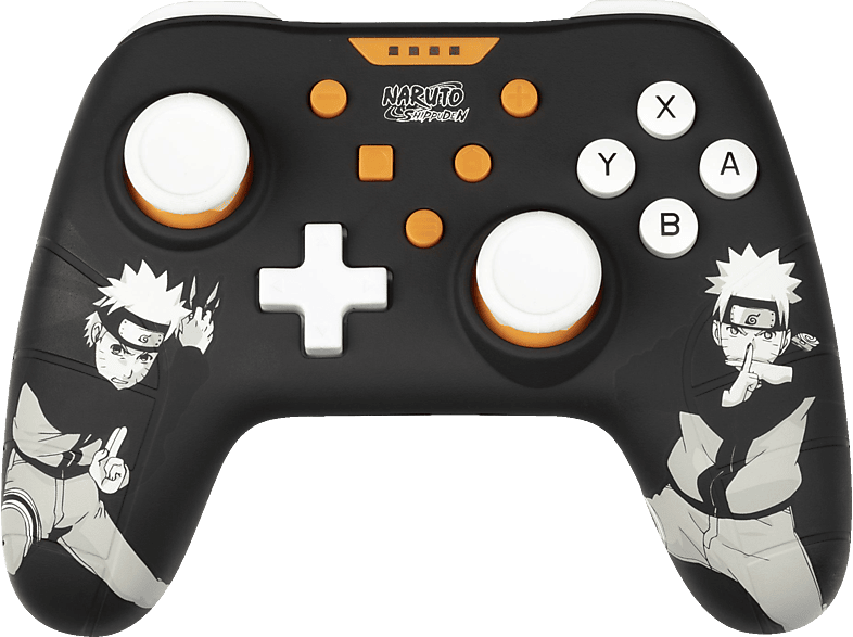 KONIX Naruto Controller Schwarz für Nintendo Switch, PC