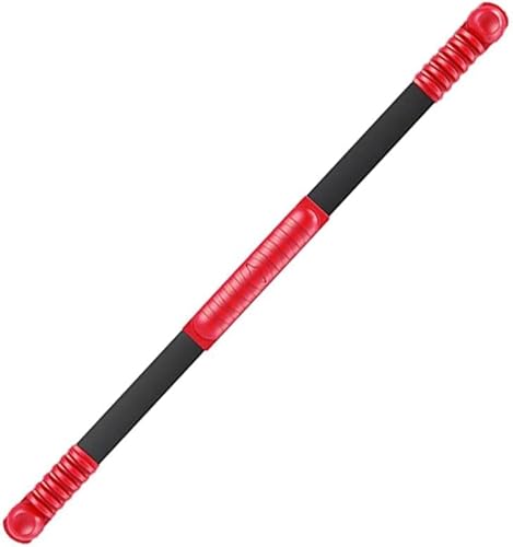 Multifunktionaler Swing Stick, Hochfrequenz-Vibrations-Trainings-Flexi-Bar, Fitness-Übungsstange zur Muskelstärkung, 90 cm, Rot